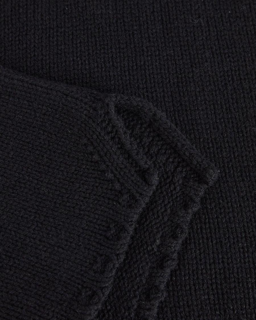 Scaglione MOCK NECK RAGLAN SUPERSOFT BLACK Nuovo