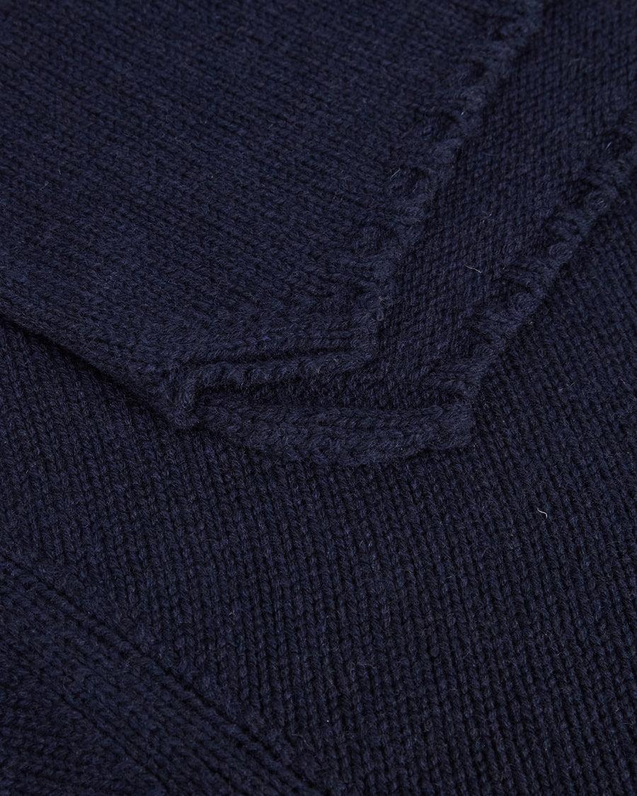 Scaglione BOAT NECK SUPER SOFT NAVY Italy