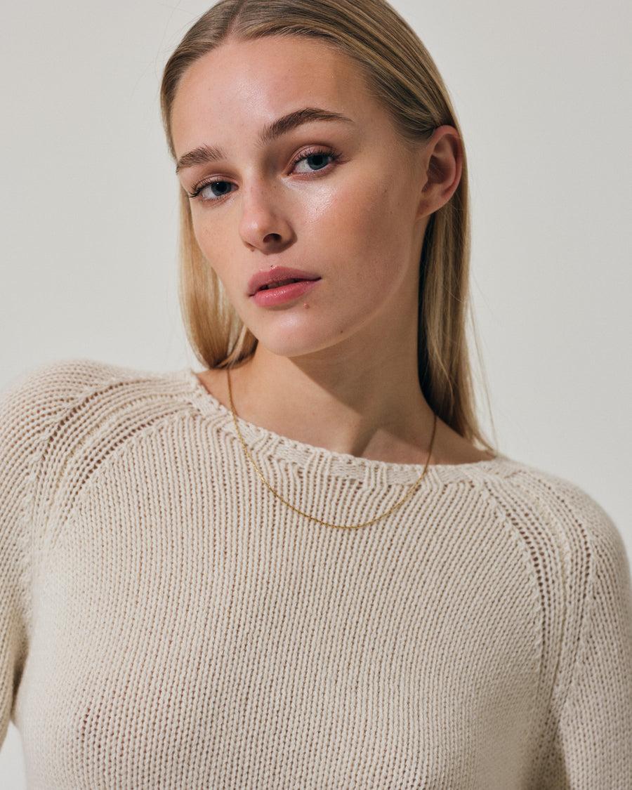 Scaglione BOAT NECK SUPER SOFT MILK In Linea