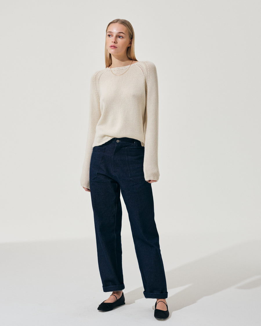 Scaglione BOAT NECK SUPER SOFT MILK In Linea