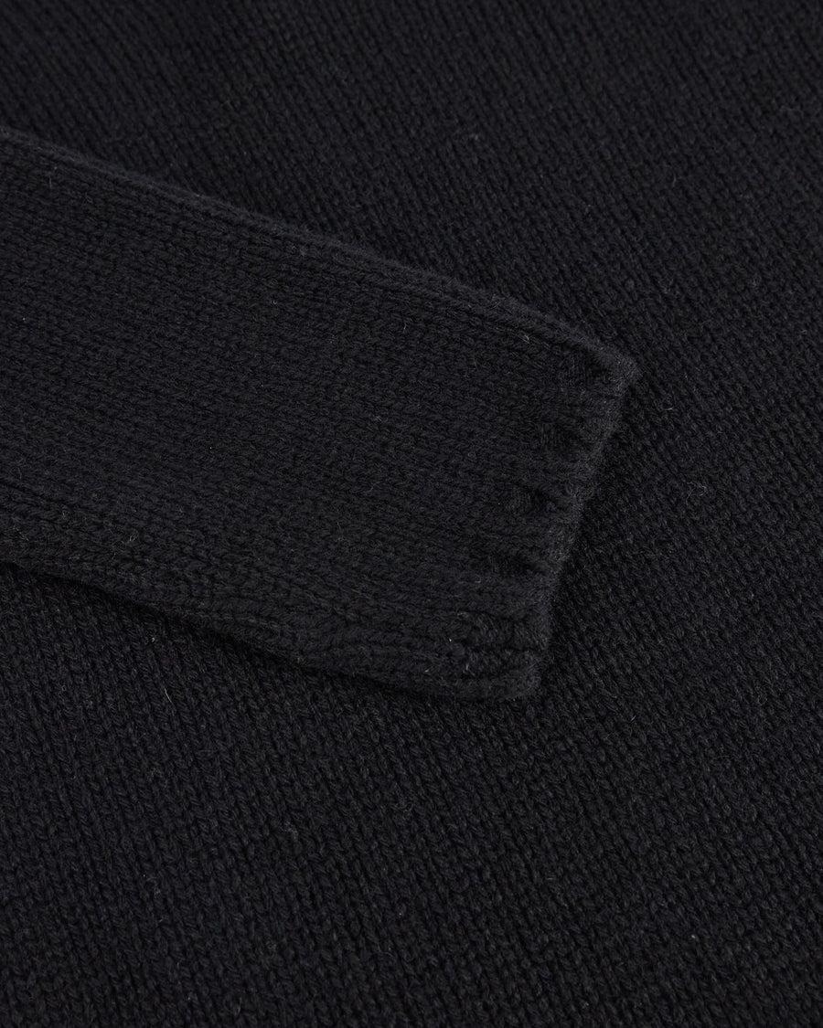 Scaglione V NECK SOFT HYBRID CASHMERE BLACK Soddisfazione Garantita