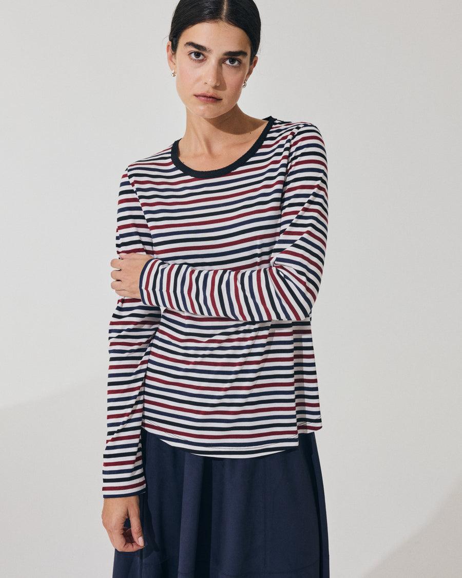 Scaglione ROUNDNECK RIGA MULTICOLOR BLU Saldi
