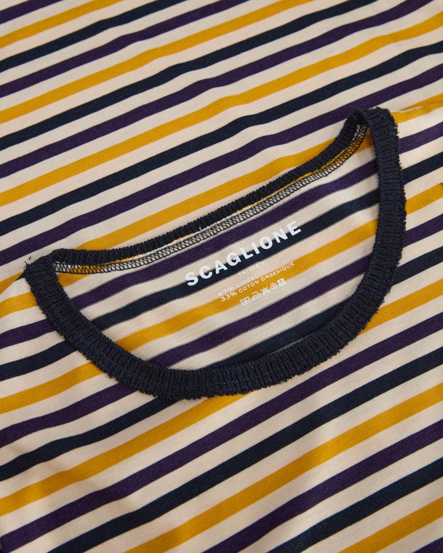 Scaglione ROUNDNECK RIGA MULTICOLOR GIALLO Offerte