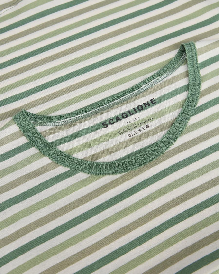 Scaglione ROUNDNECK RIGA MULTICOLOR VERDE Hotsell
