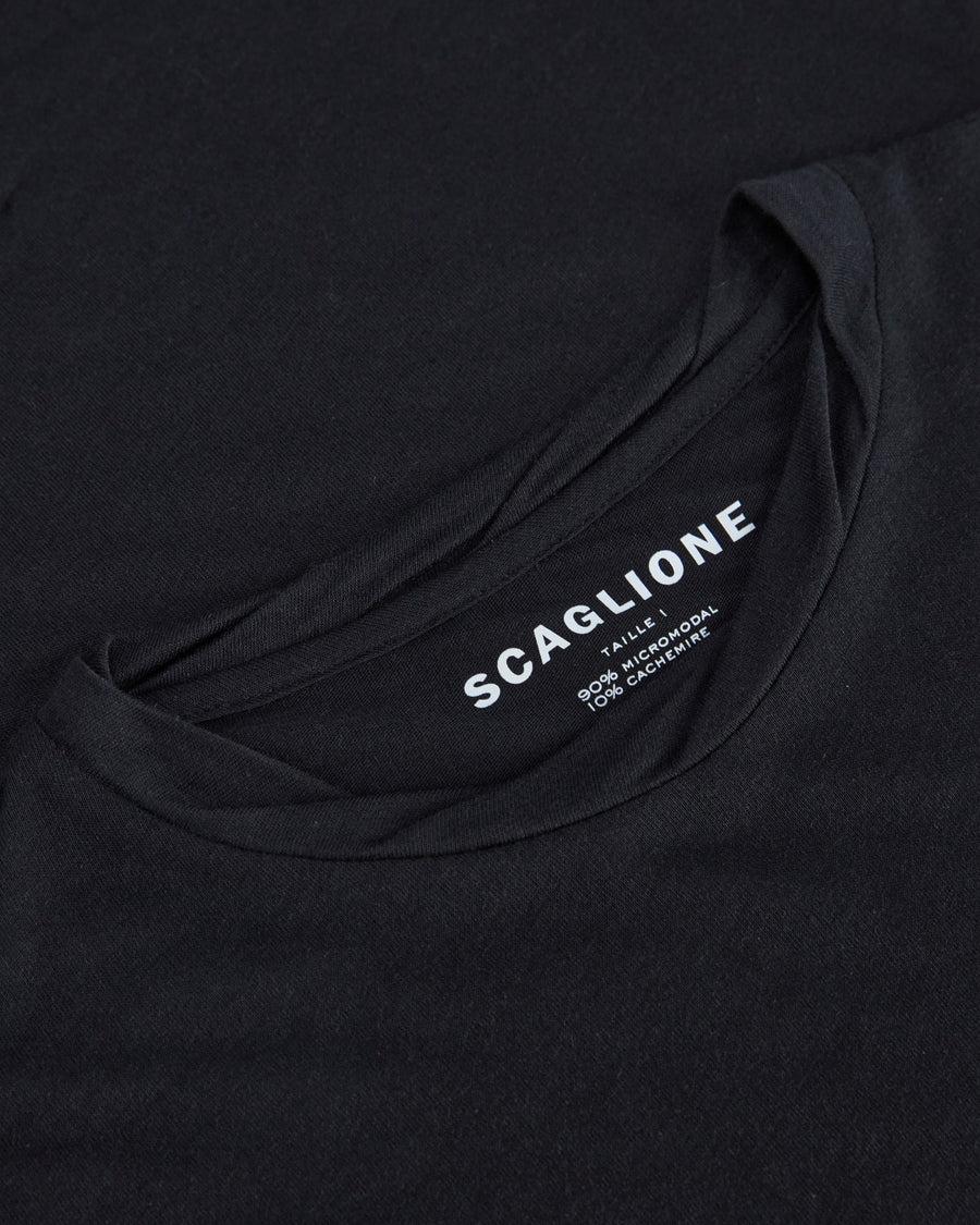 Scaglione ROUNDNECK ULTRALIGHT MICROMODAL NERO I Più Venduti