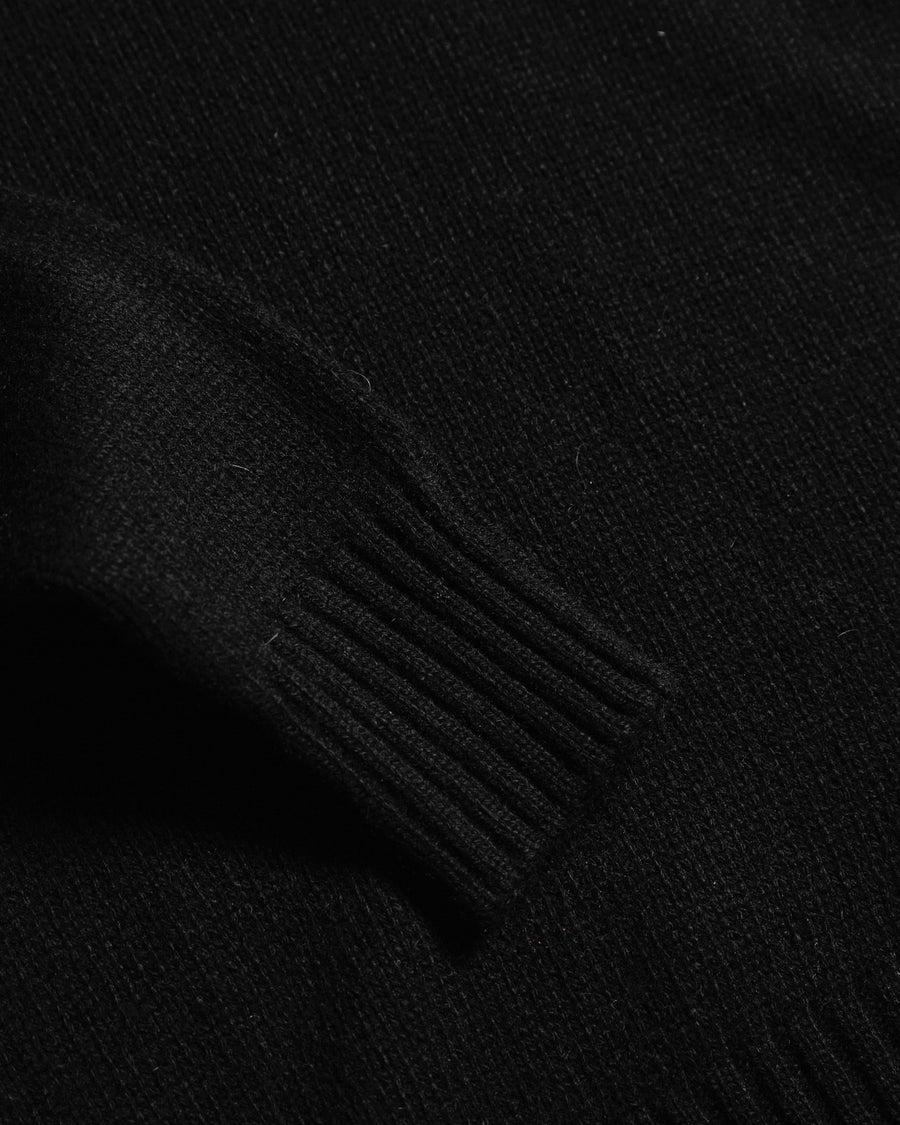 Scaglione TURTLE NECK SOFT HYBRID CASHMERE BLACK Promozione