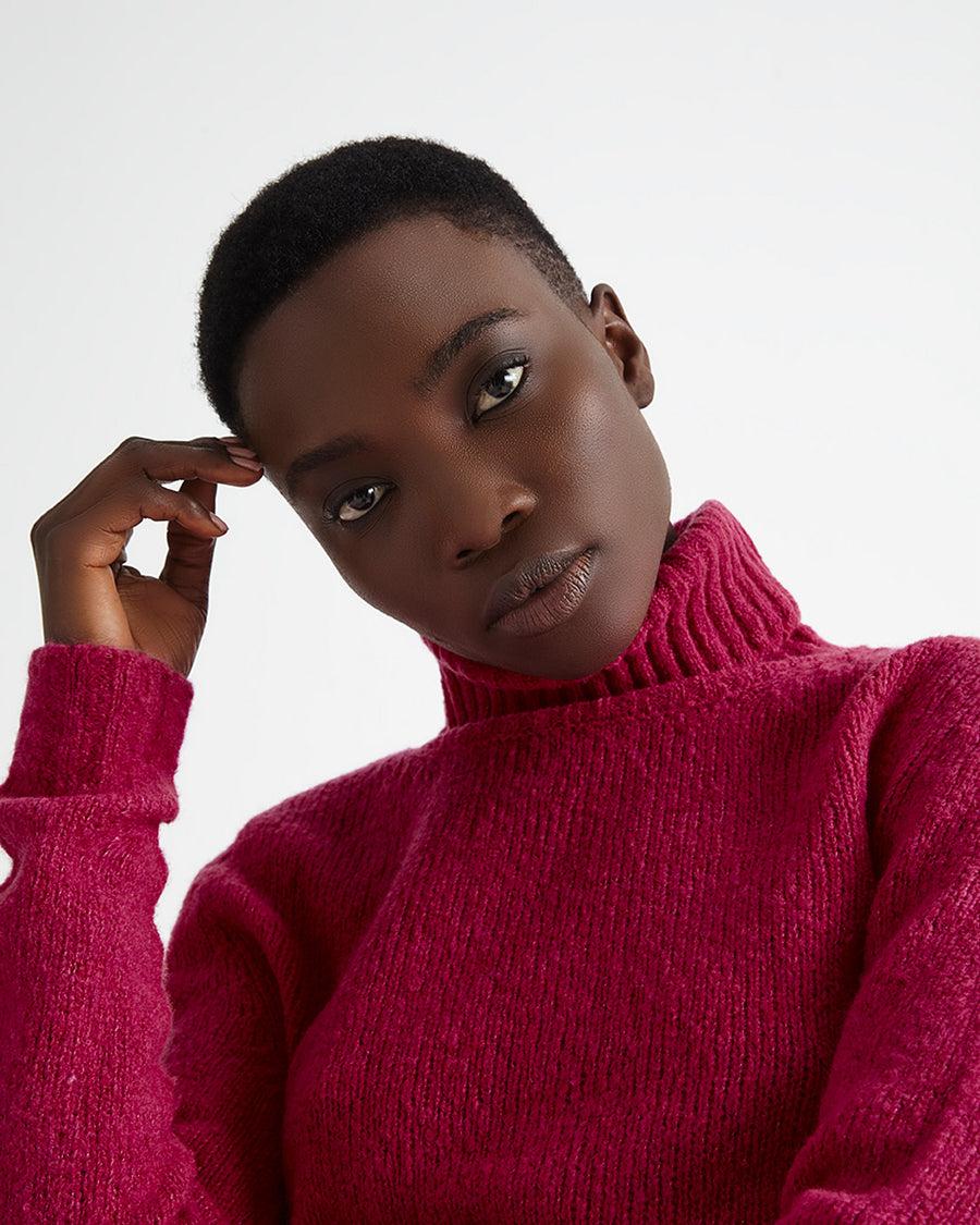 Scaglione TURTLE NECK SEAMLESS PUFFED DAHLIA Acquista Ora