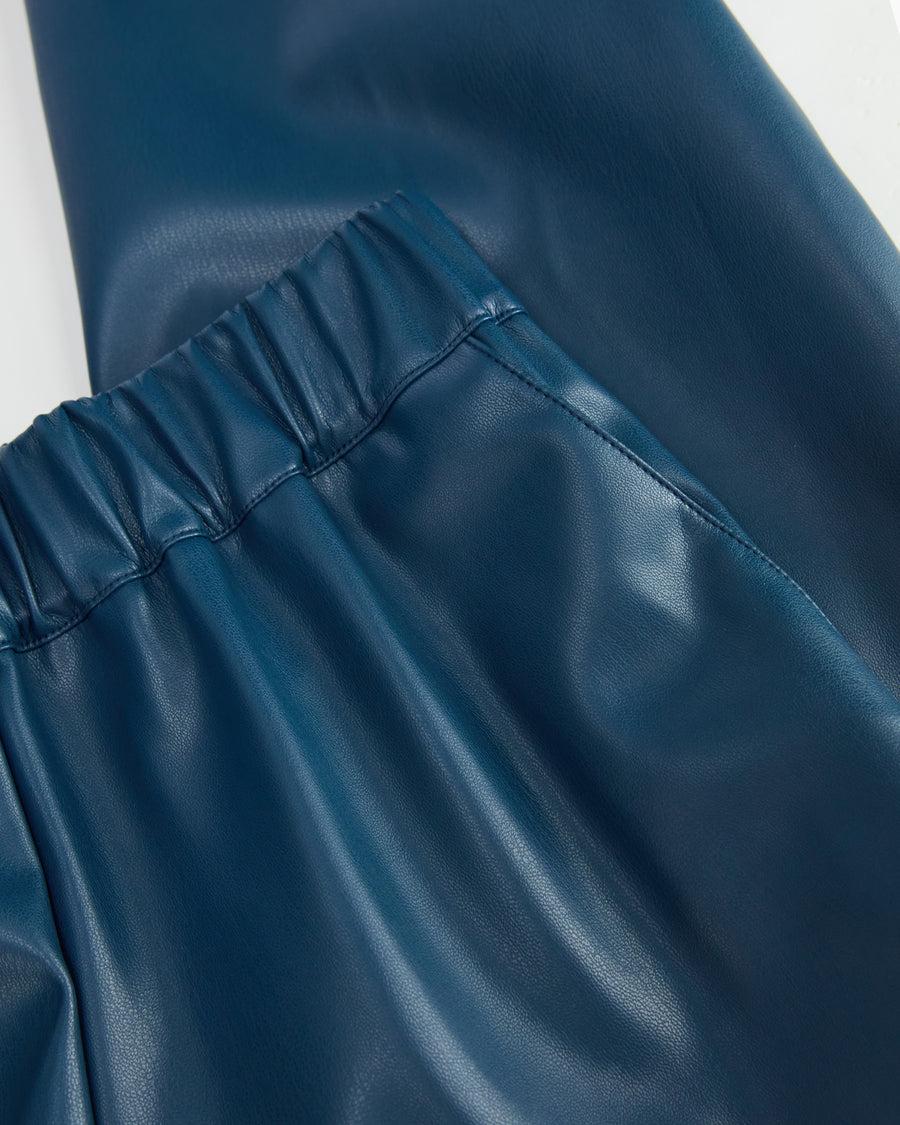 Scaglione PANT DRITTO ECOPELLE BLUETTE Vendita Economica