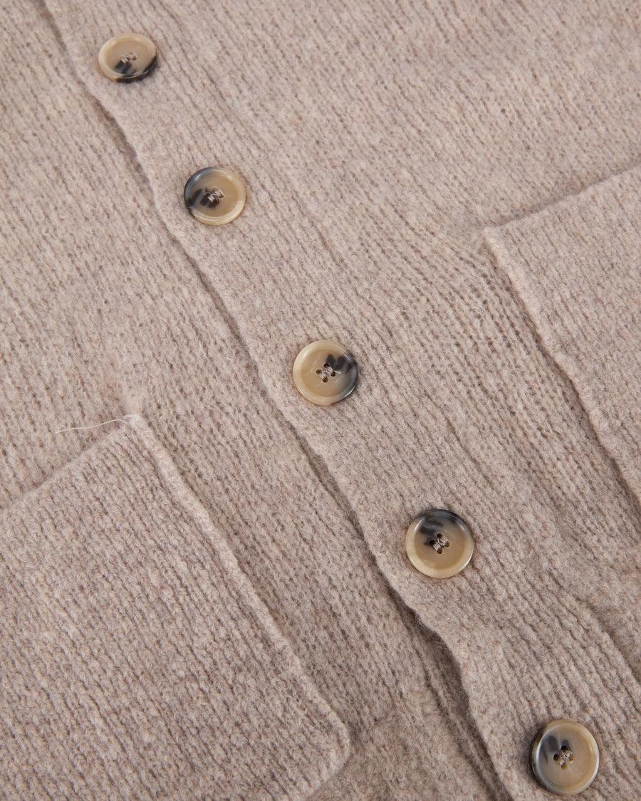 Scaglione CARDIGAN SCIALLE PUFFED CASHMERE CASHMERE BEIGE 2025