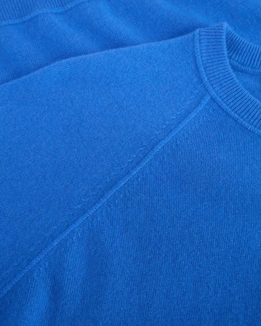 Scaglione ROUND NECK RAGLAN MIX CASH CERULEO Negozi Online