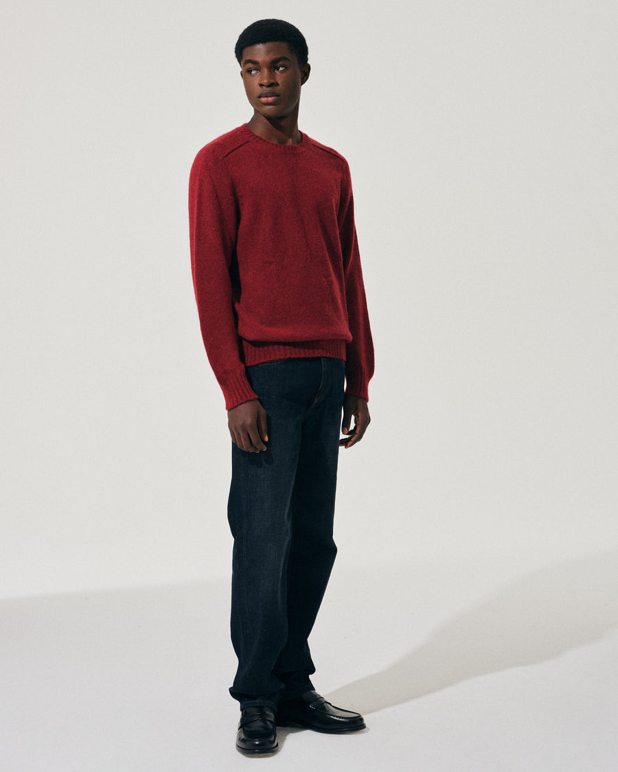 Scaglione ROUND NECK SEAMLESS MARTELLO MERLOT Prezzo Ridotto