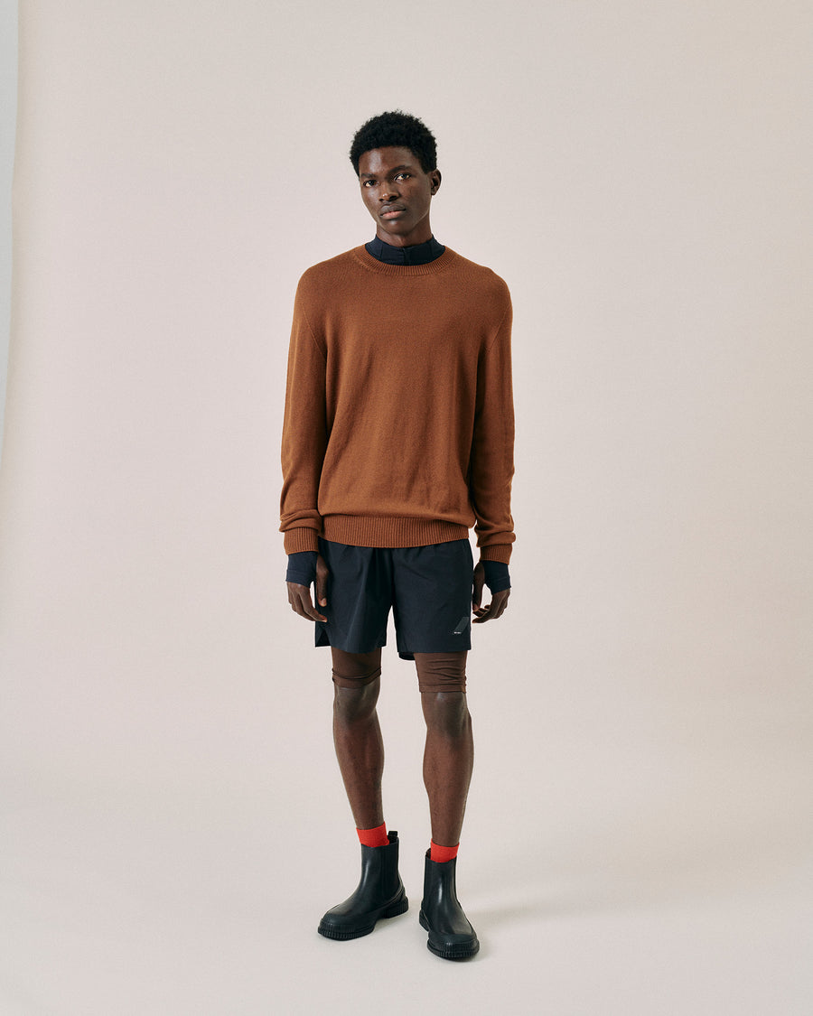 Scaglione ROUND NECK SEAMLESS MERINO RHUM Online