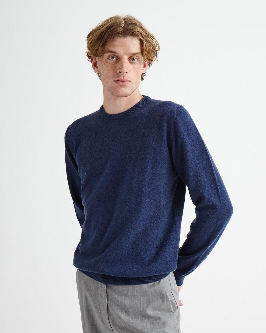 Scaglione ROUND NECK CITY F12 DENIM Fino Al -60%