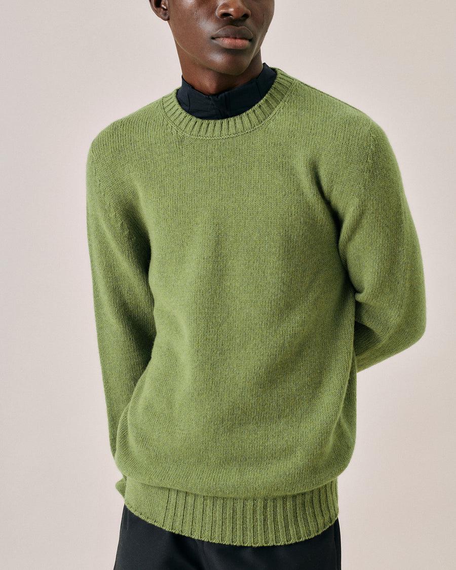Scaglione ROUND NECK SOFT HYBRD CASHMERE CACTUS 2025