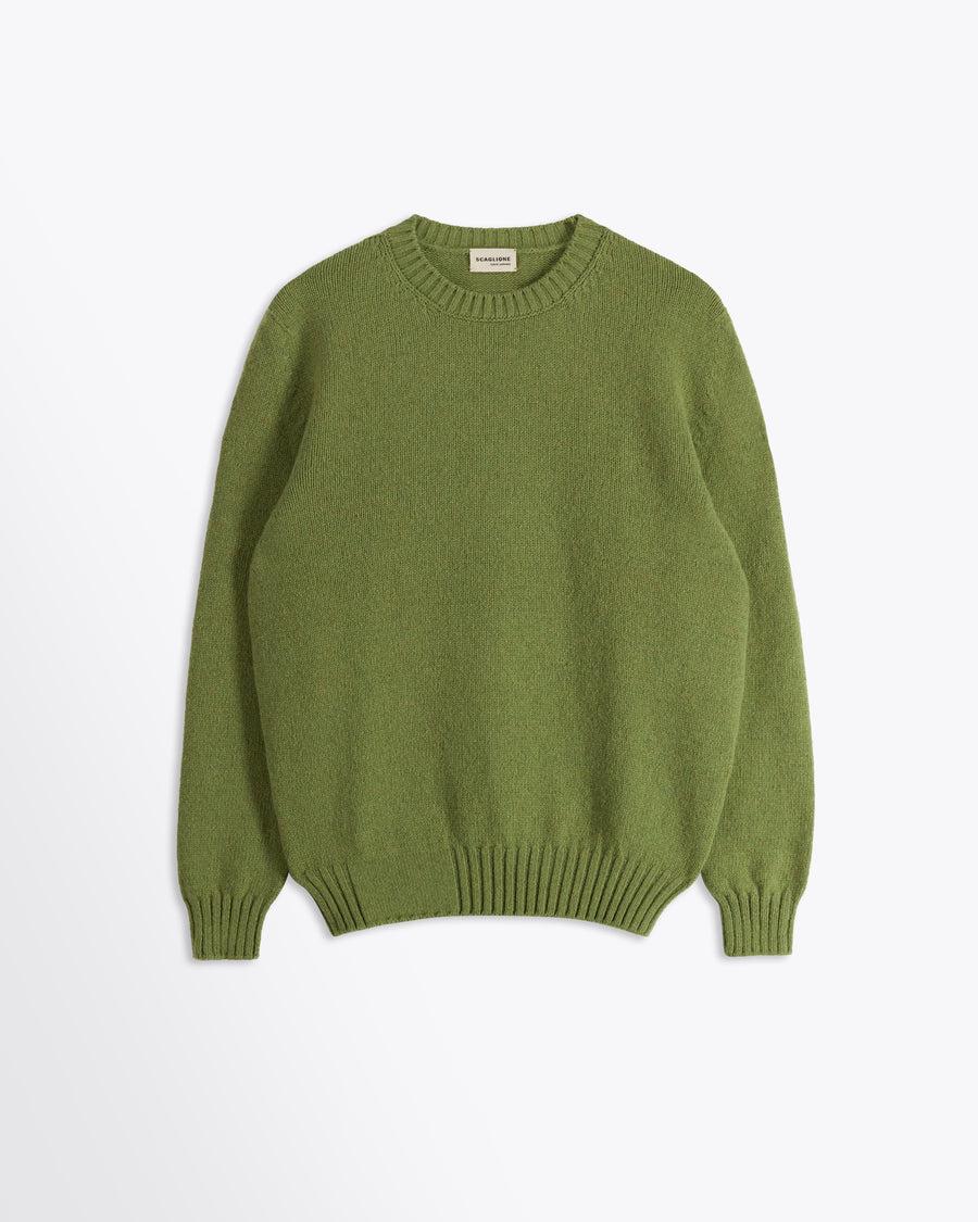 Scaglione ROUND NECK SOFT HYBRD CASHMERE CACTUS 2025