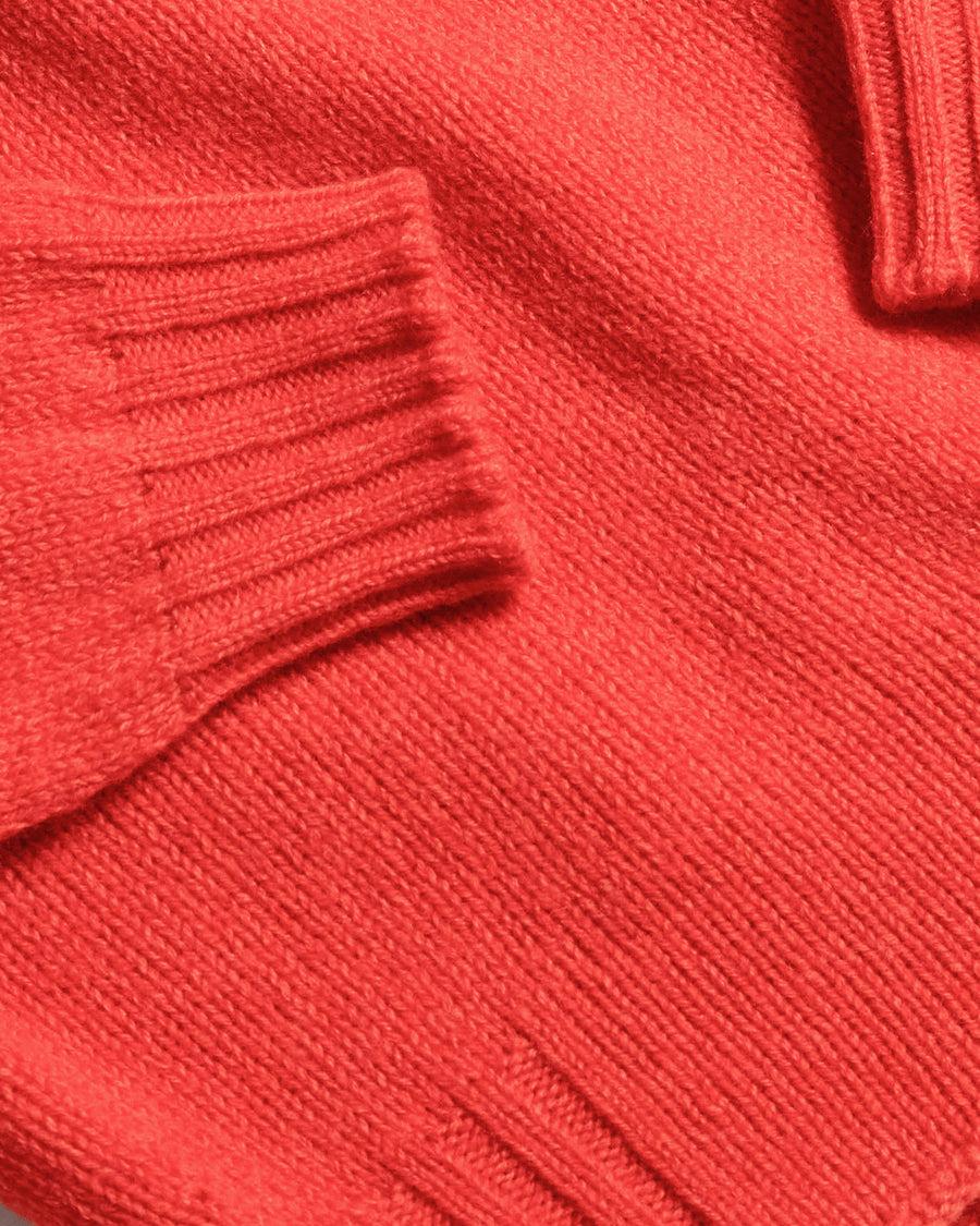 Scaglione ROUND NECK SEAMLESS SOFTWOOL CARROT Negozi Online