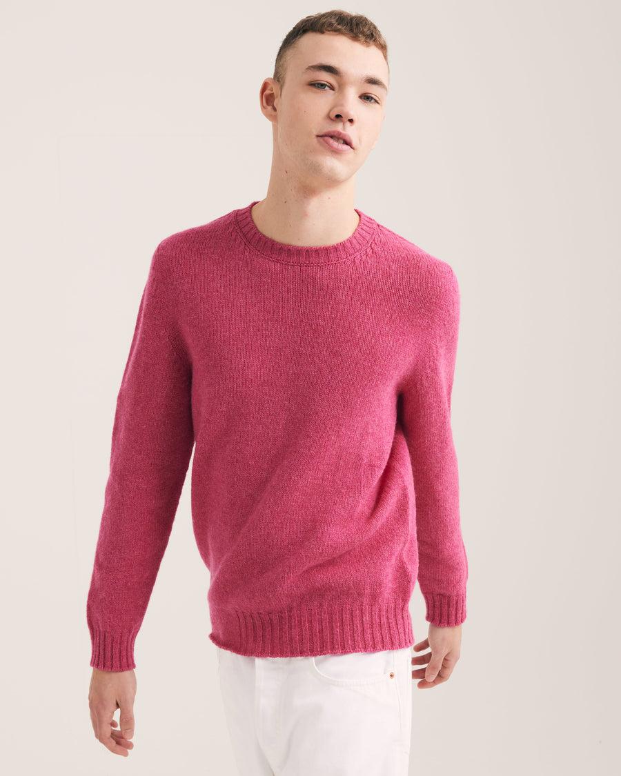 Scaglione ROUND NECK SEAMLESS SOFTWOOL PINK Acquista Ora