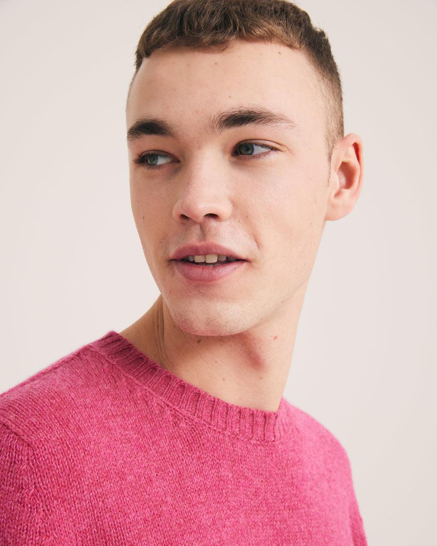 Scaglione ROUND NECK SEAMLESS SOFTWOOL PINK Acquista Ora