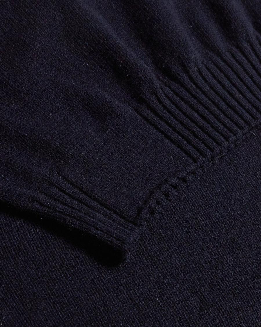 Scaglione ROUND NECK SOFT HYBRD CASHMERE NAVY Prezzo Ridotto