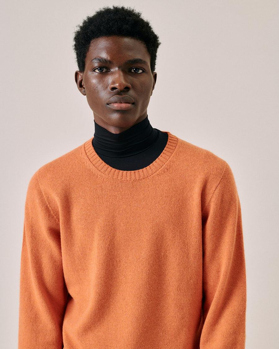 Scaglione ROUND NECK SEAMLESS HYBRD CASHMERE CARROT Offerta per la Festa della Mamma