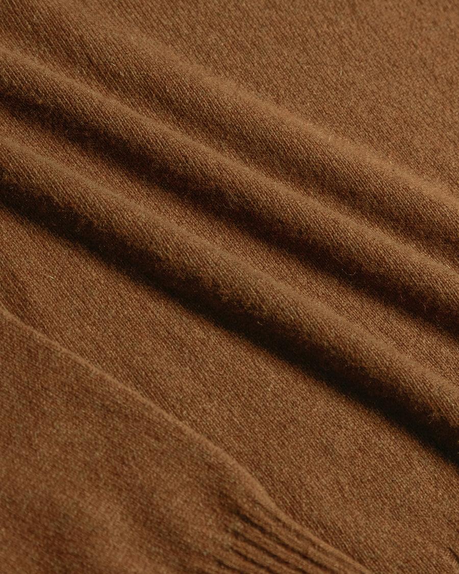 Scaglione ROUND NECK SEAMLESS HYBRD CASHMERE RHUM In Saldo