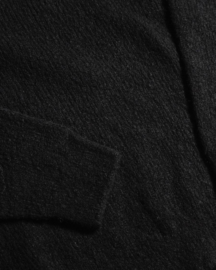 Scaglione TURTLE NECK SEAMLESS PUFFED CASHMERE BLACK Nuova