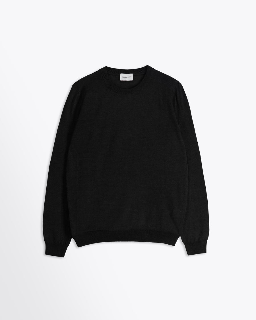 Scaglione ROUND NECK FINELUX BLACK