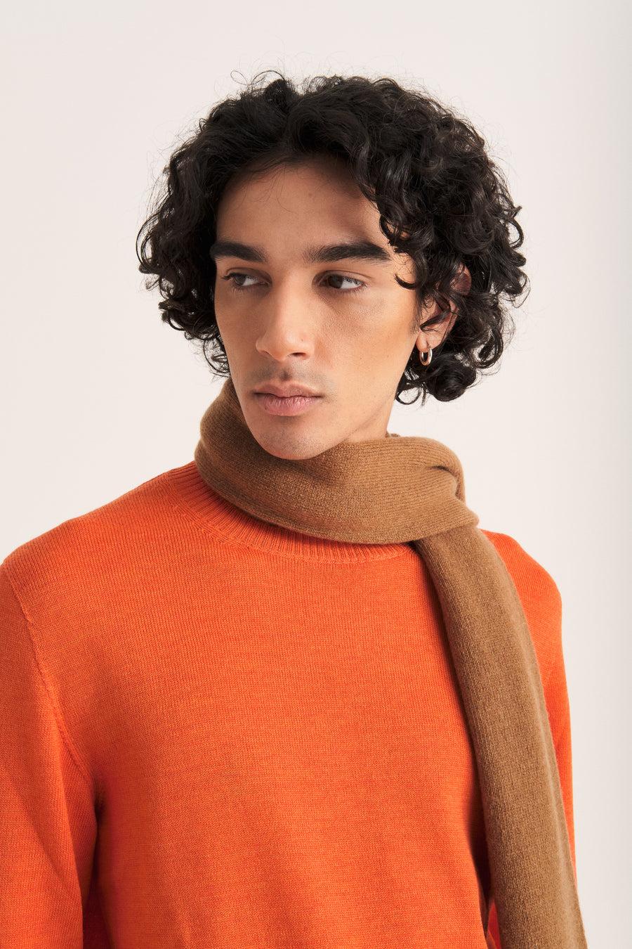 Scaglione ROUND NECK SEAMLESS MERINO CARROT 2025