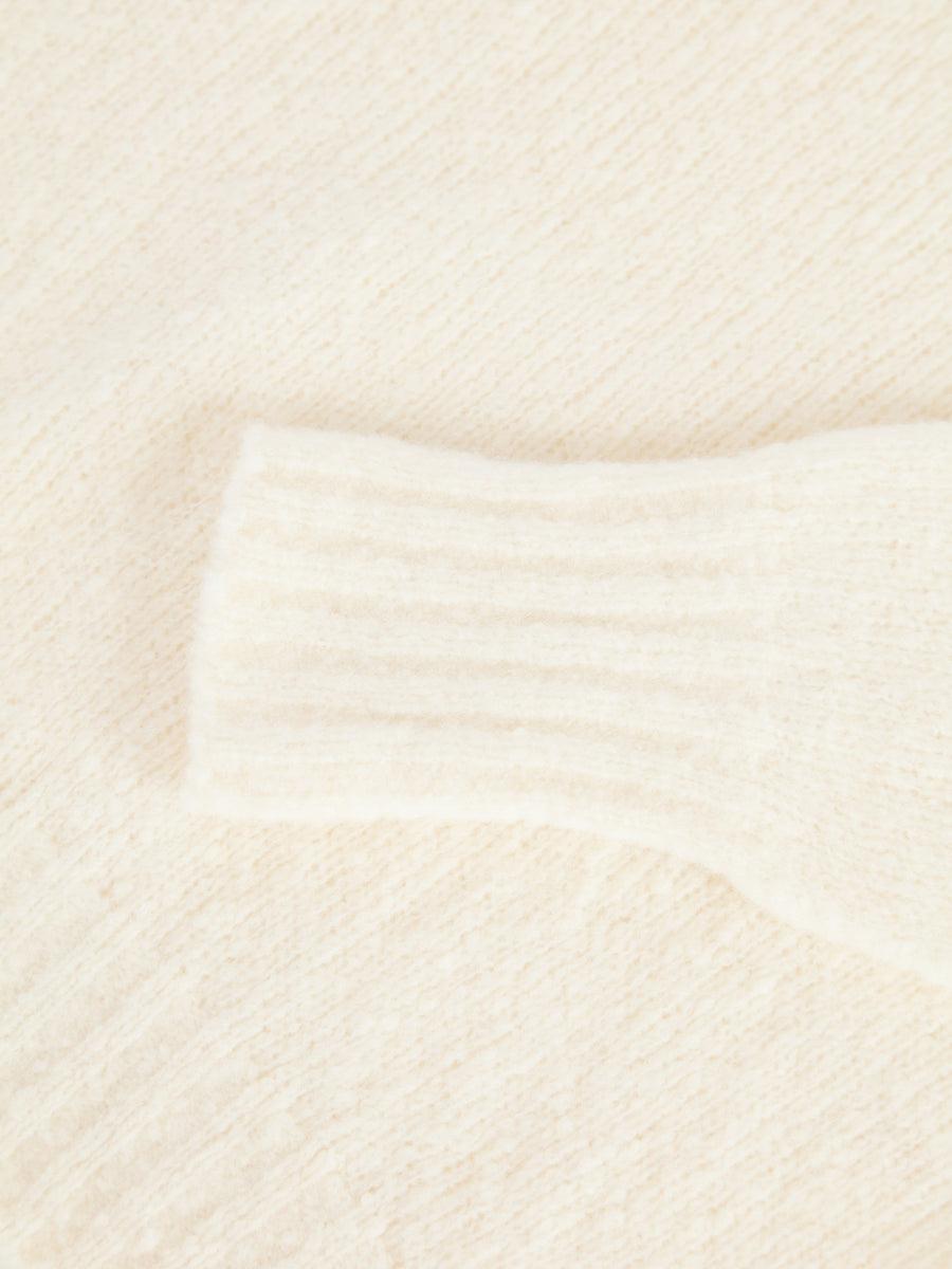 Scaglione TURTLE NECK SLIM PUFFED CASHMERE MILK Qualità Garantita