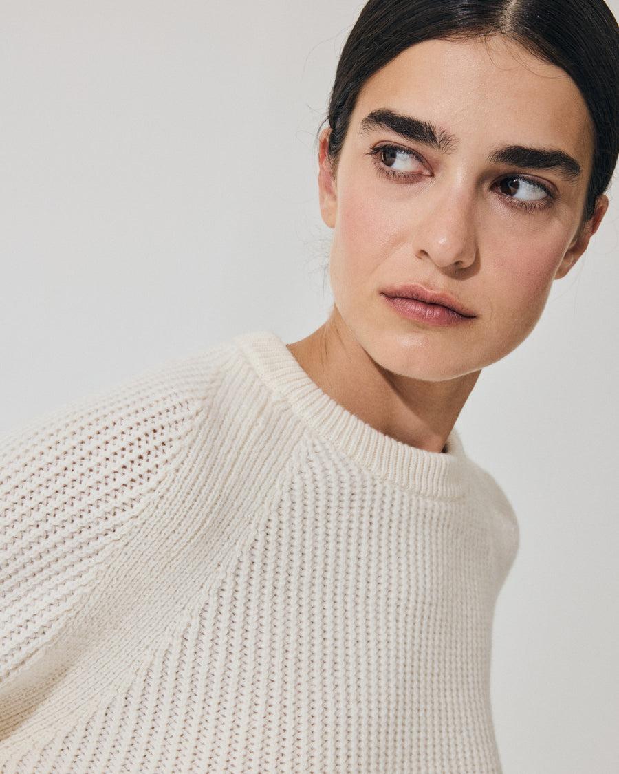Scaglione ROUND NECK RAGLAN FISHERMAN MILK Promozione Limitata