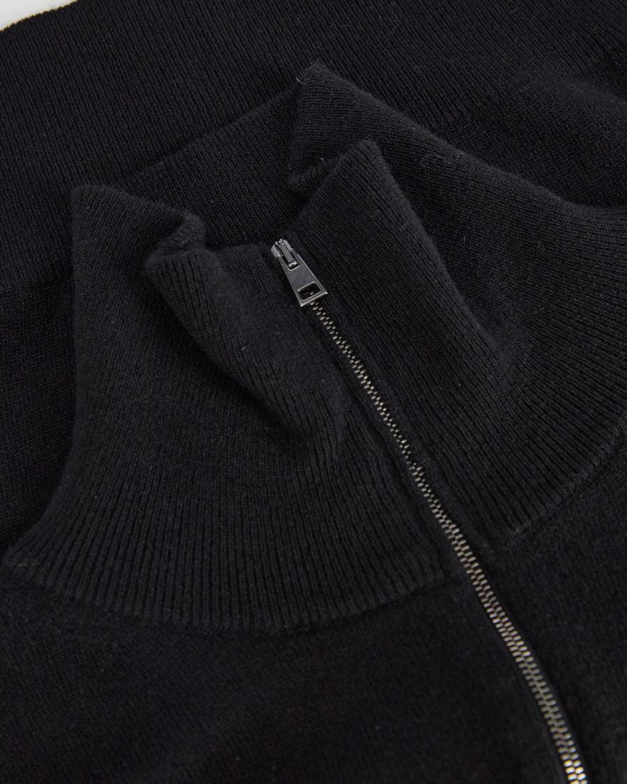 Scaglione BOMBER ZIP CASH BLEND BLACK Affare Del Giorno