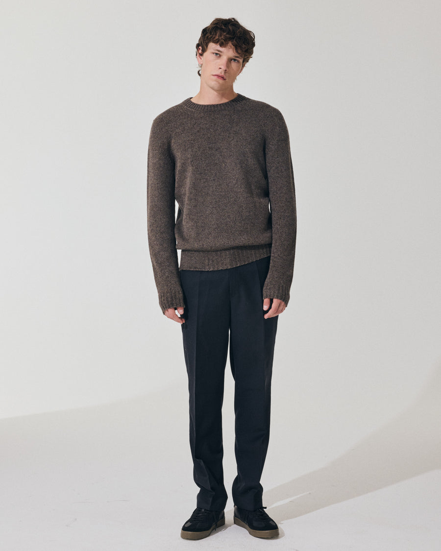 Scaglione ROUND NECK SEAMLESS SOFTWOOL WOOD Nuovo
