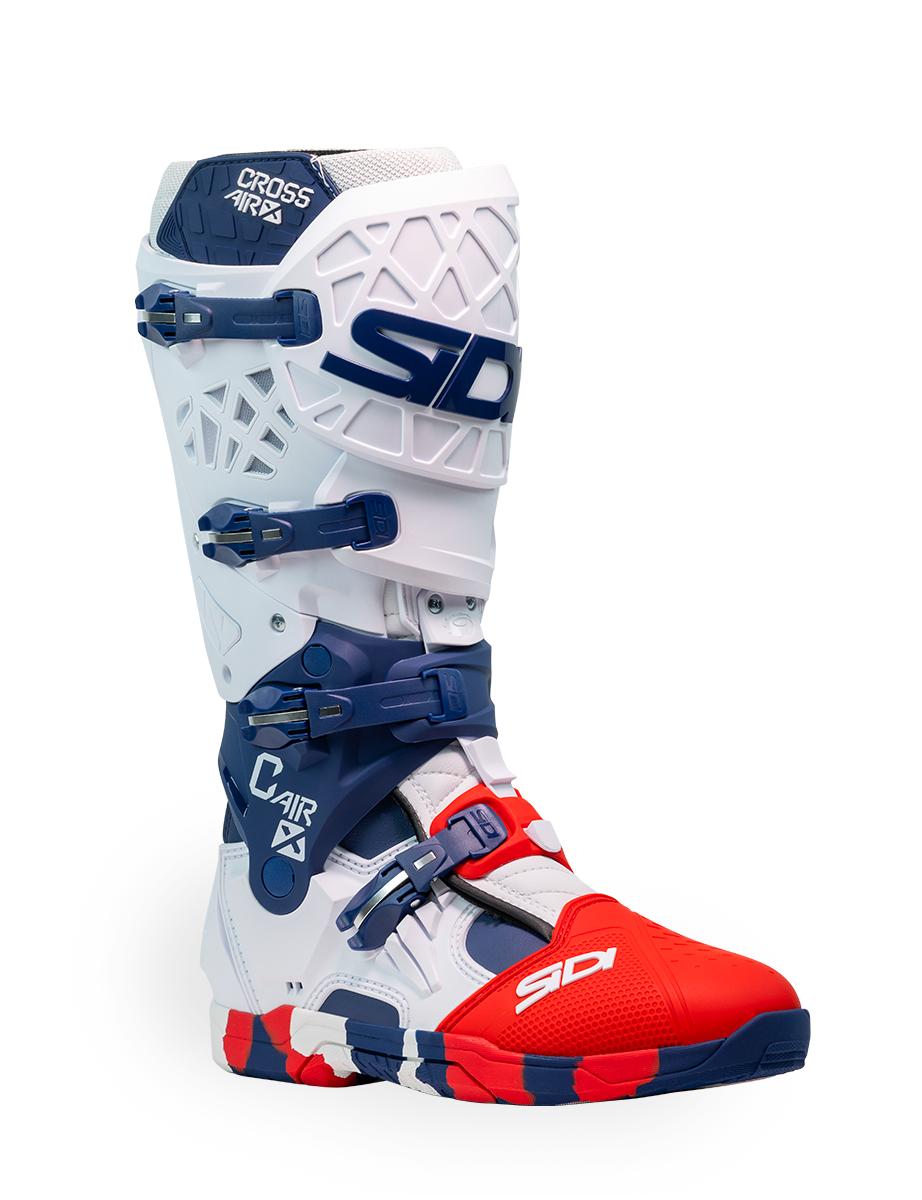 Sidi CROSSAIR X - white - navy - red / Regular / 39