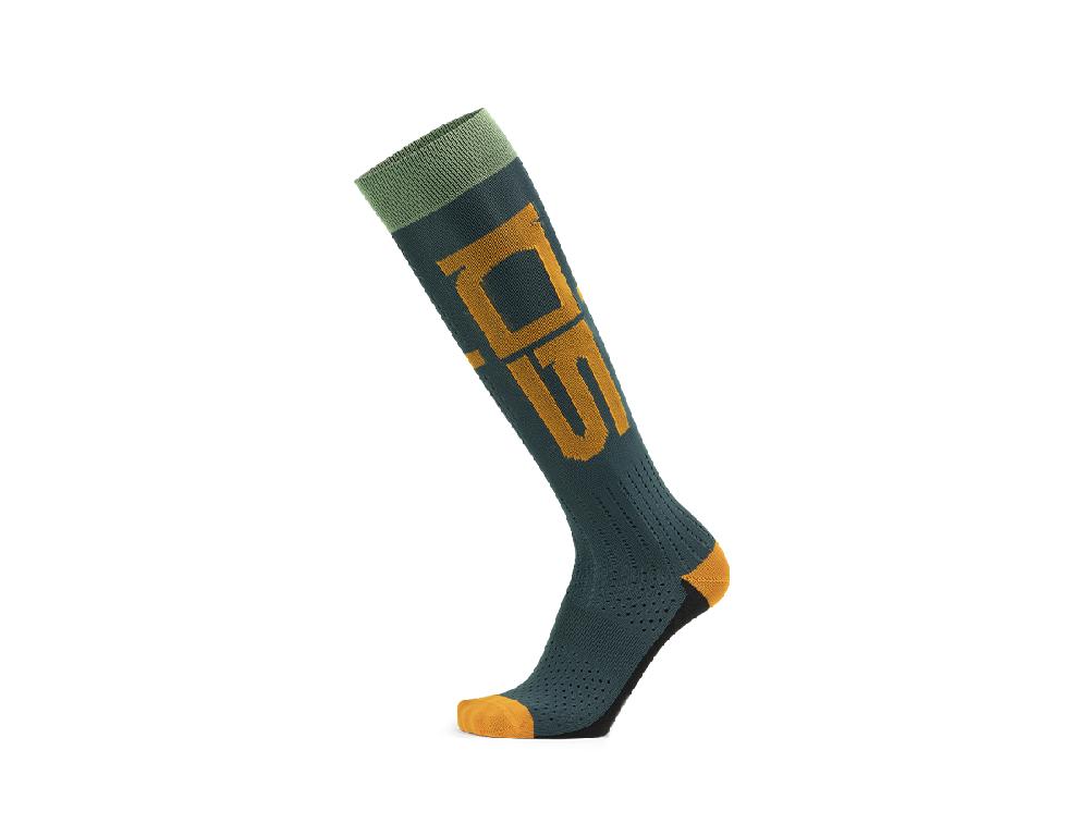 Sidi CALZINI OFF SPRINT - green/orange / Regular / 38/42