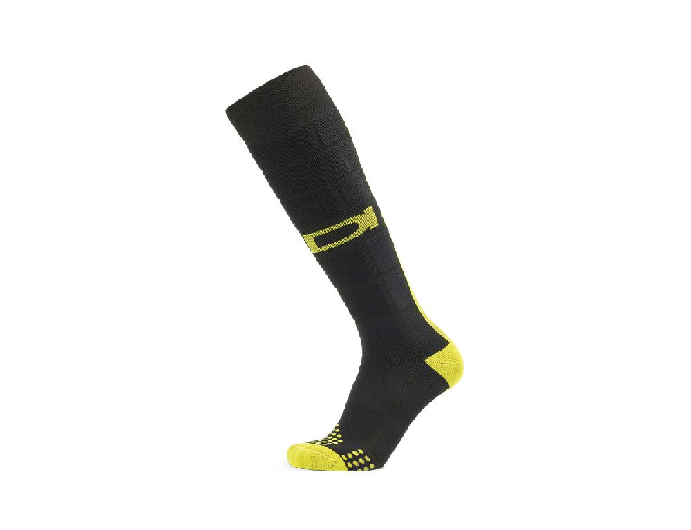 Sidi CALZINI WOOPS - black/yellow / Regular / 38/42