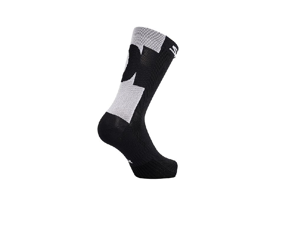 Sidi CALZINI CONFUSUM - 18 CM - black/white / Regular / 35/39