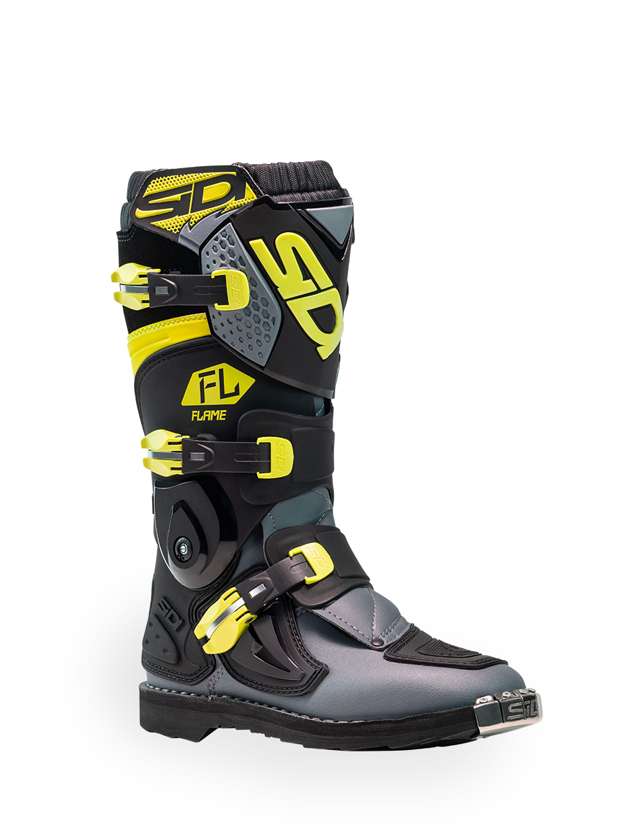 Sidi FLAME - black - lime / Regular / 31