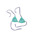 Sort of looser Eco-Triangolo_Streamers Turquoise Novità
