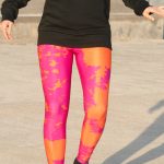 Sort of looser Eco-Leggings POWER PINK Moda
