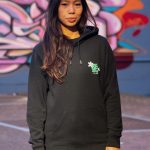 Sort of looser UNISEX Hoodie TIGER_Black Violet #baliinspired Soddisfazione Garantita
