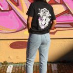 Sort of looser UNISEX T-shirt BARONG_Black Violet #baliinspired Promozione Limitata