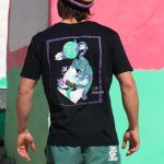 Sort of looser UNISEX T-shirt TIGER_Black-Violet #baliinspired Prezzo Ridotto