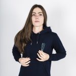 Sort of looser REVOLUTION_navy hoodie Vendita Economica