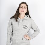 Sort of looser SHARK_grey hoodie Saldi Di Fabbrica