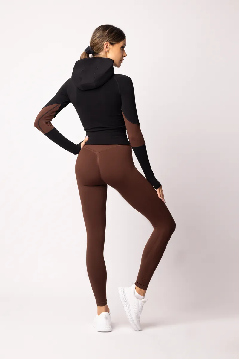 Spaio SPAIO FELPA ADAPT – DOUBLE COLOUR COFFEE/BLACK Online
