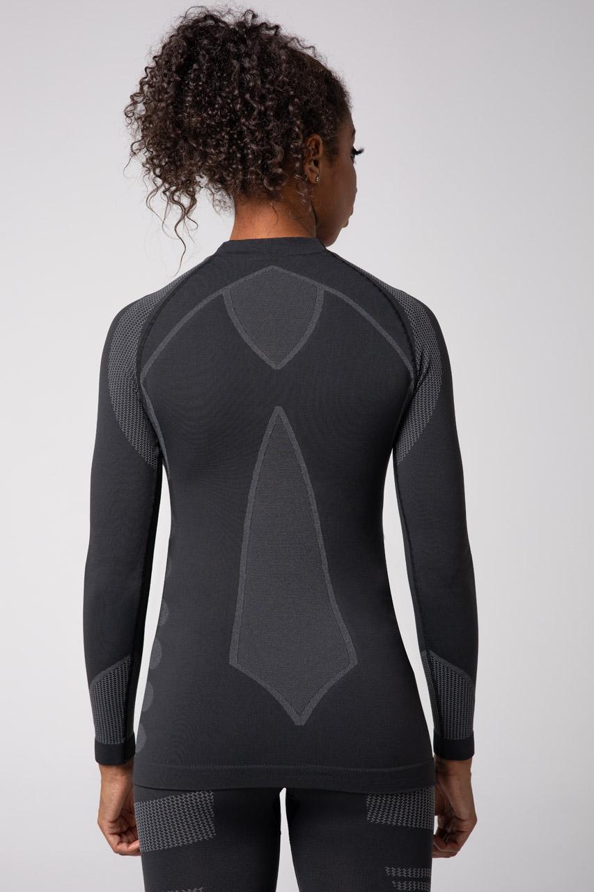Spaio SPAIO MAGLIETTA TERMOATTIVA CON MANICHE LUNGHE THERMO-EVO DONNA GRIGIO/GRIGIO CHIARO Saldi Di Fabbrica