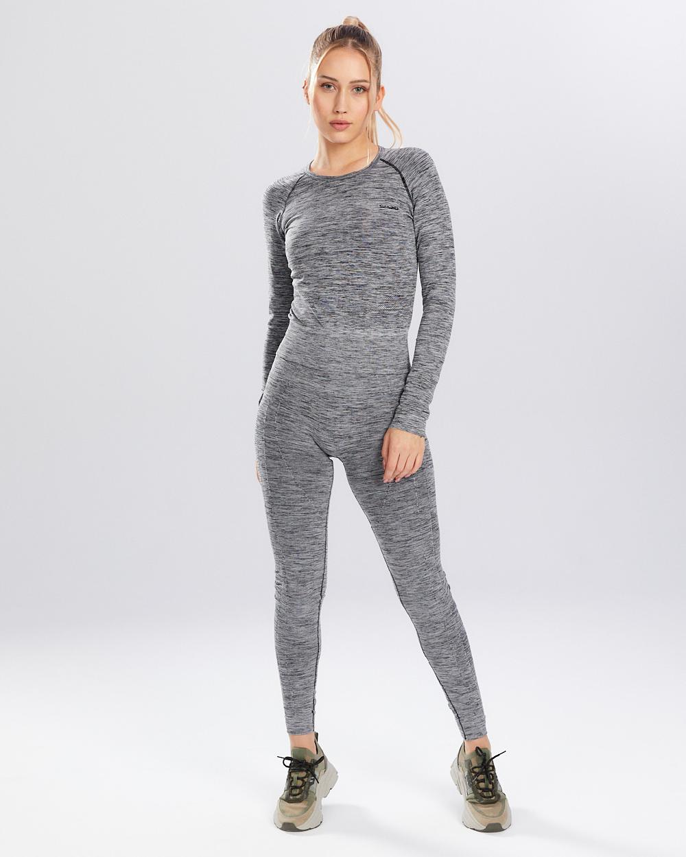Spaio SPAIO RASHGUARD MELANGE MANICHE LUNGHE GREY Nuova