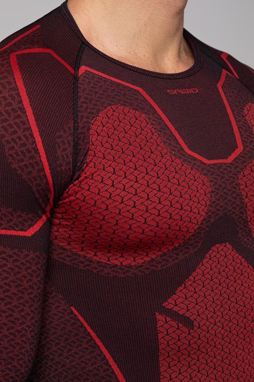 Spaio SPAIO MAGLIETTA TERMOATTIVA "ADRENALINE" UOMO NERO/ROSSO Vendita