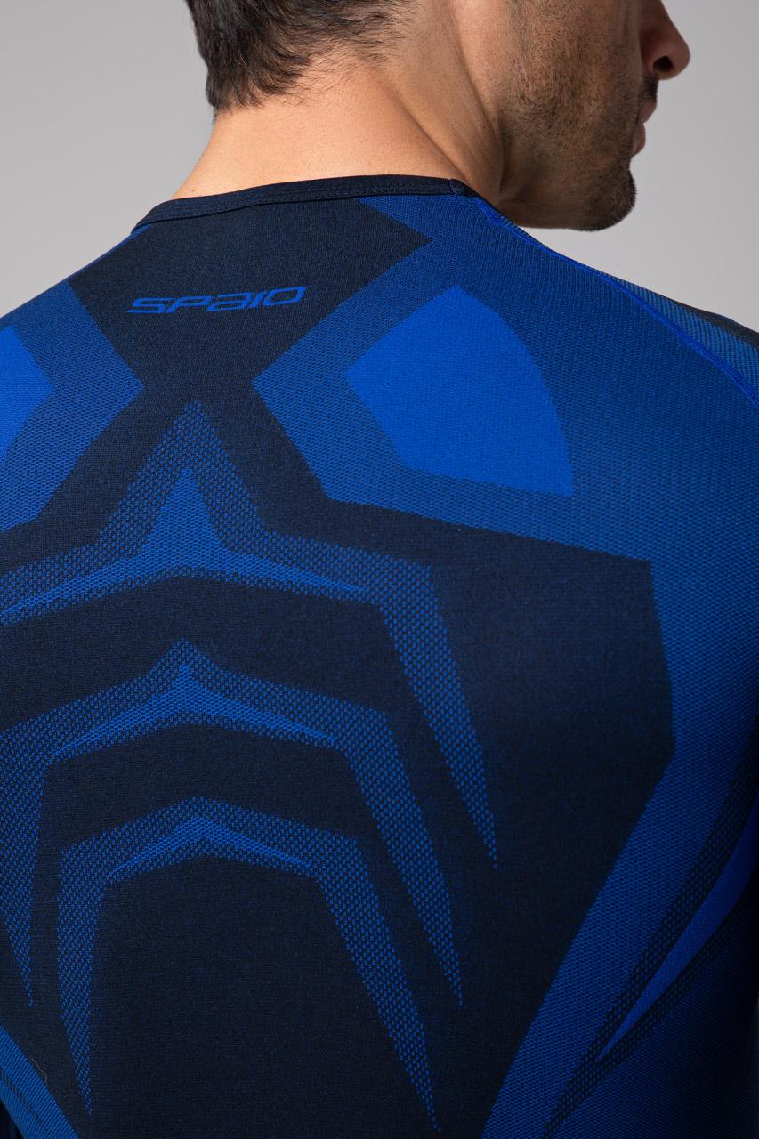 Spaio SPAIO MAGLIA M/L TERMOATTIVA "CONFIDENCE" NERO/ROYAL BLUE Shopping Online