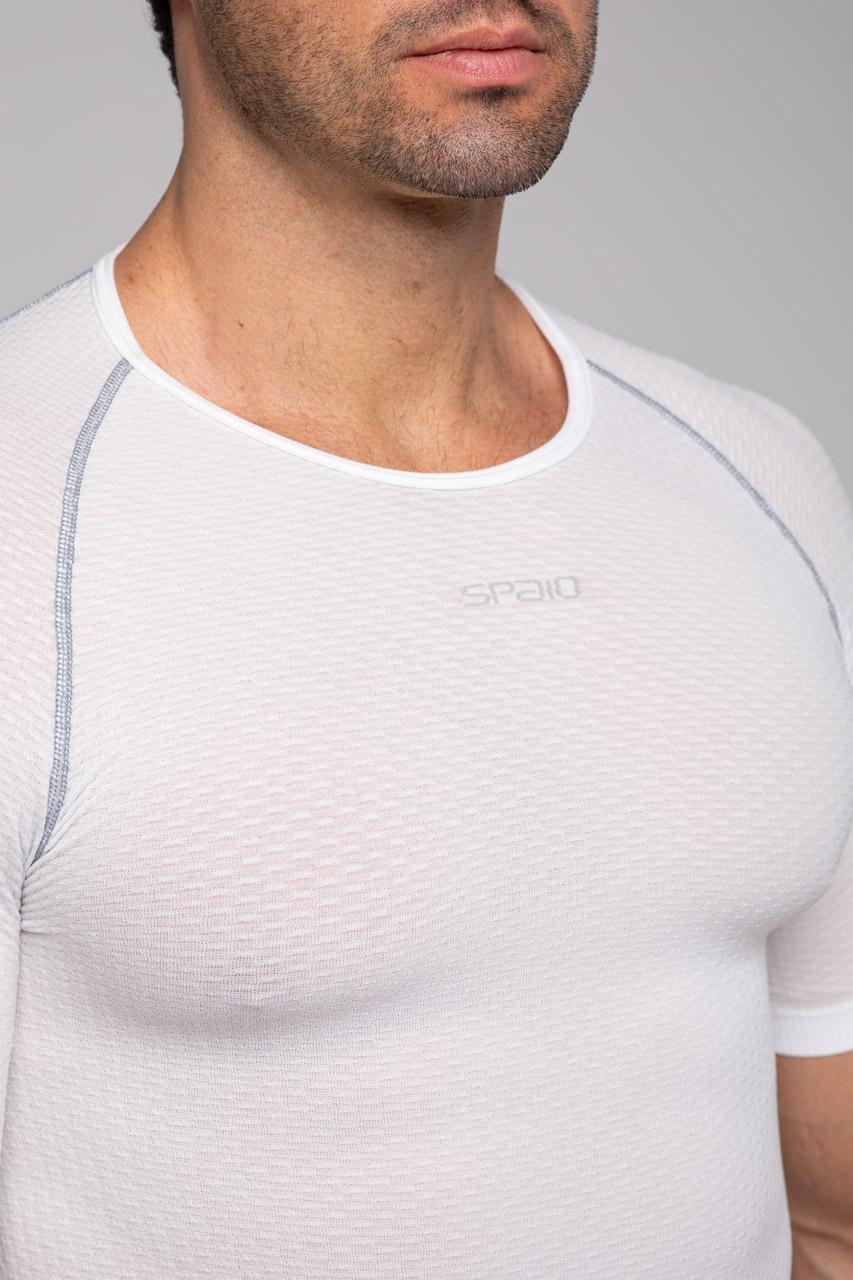 Spaio SPAIO CAMICIA TERMOATTIVA CON MANICHE CORTE BREATH BIANCO Affare Del Giorno